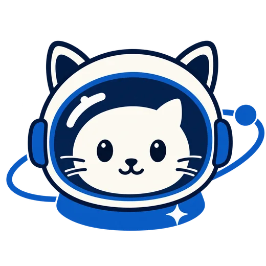 AstroNeko, gato con casco espacial